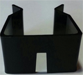 Black WM-1 wall mount for compatible 2 oz and 4 oz pepper spray canisters