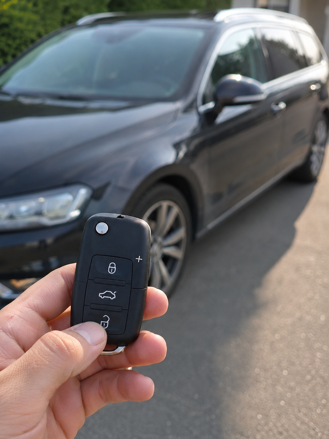 Car key diversion safe disguised as an automotive key fob with hidden storage compartment