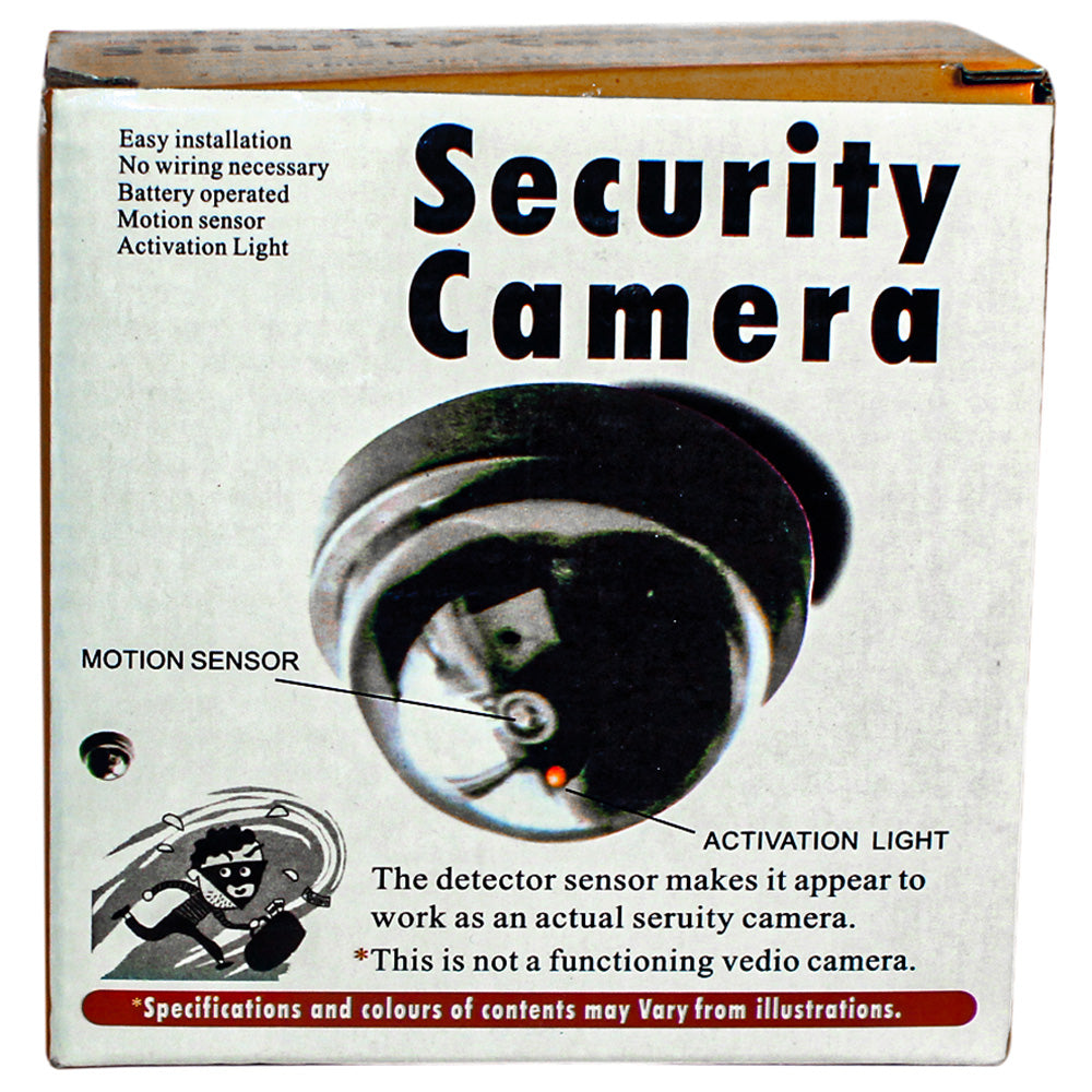 Dome Dummy Security Camera with Flashing LED
