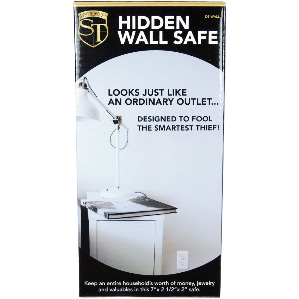 Wall Socket-Style Diversion Safe-Hidden Wall Outlet Storage