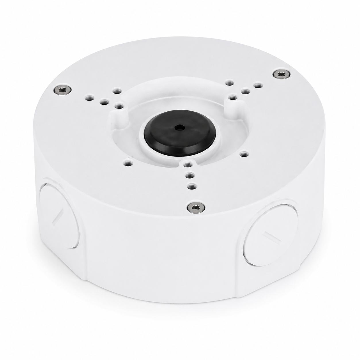 White Montavue MAM130-E weatherproof junction box for security camera installation