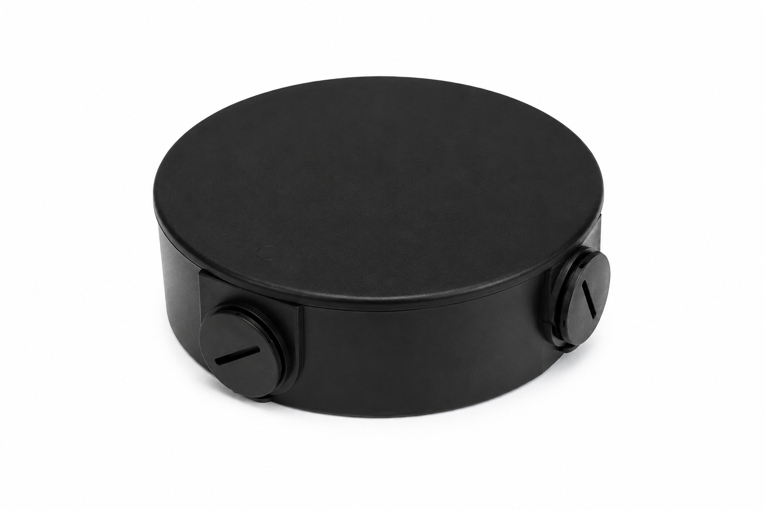 Black Montavue MAM137 waterproof security camera junction box exterior view