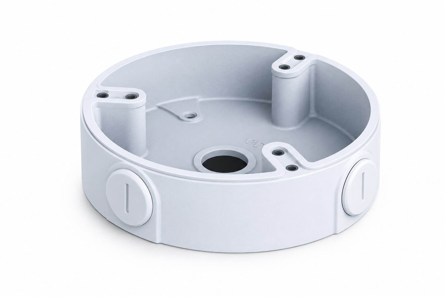 Montavue MAM137 white waterproof junction box for security camera mounting and cable protection