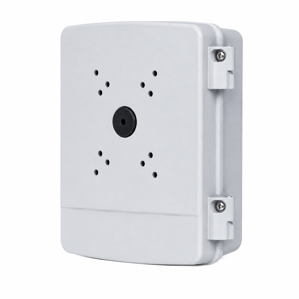 White Montavue MAM140 weatherproof junction and power box for security camera installations