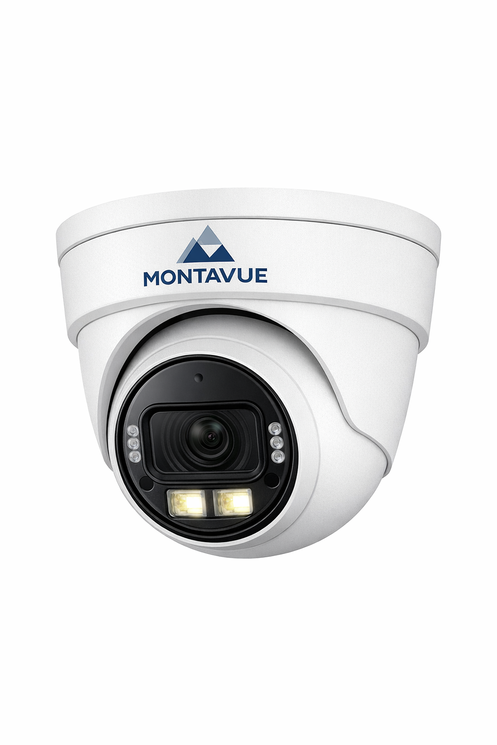 Montavue MTT4095 Lunar 2.0 4MP AI Turret Camera – Active Deterrence NDAA Compliant