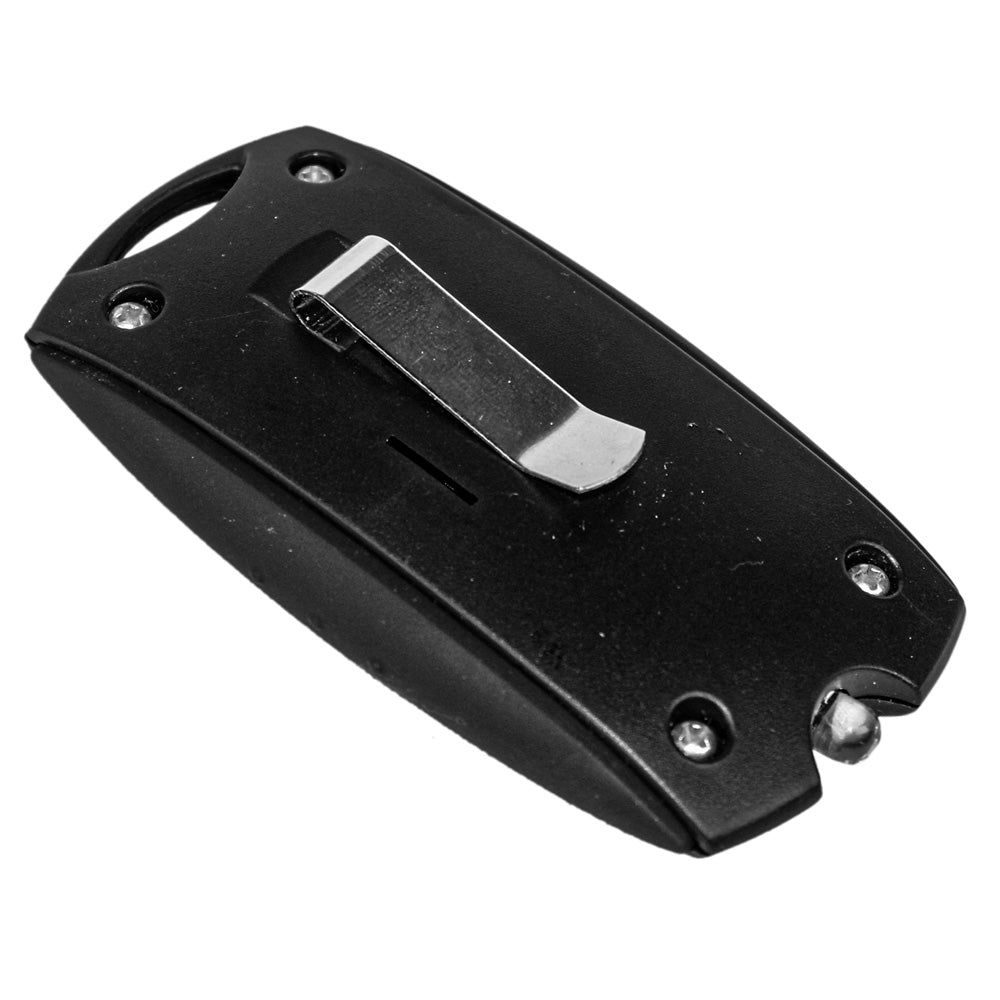 Mini Personal Alarm with Keychain, LED Light & Belt Clip