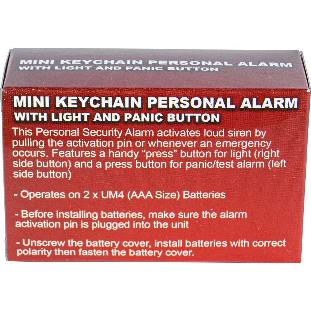 Keychain Personal Alarm with Light