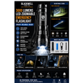 Safety Technology 3000 lumens LED zoomable emergency flashlight with rechargeable design