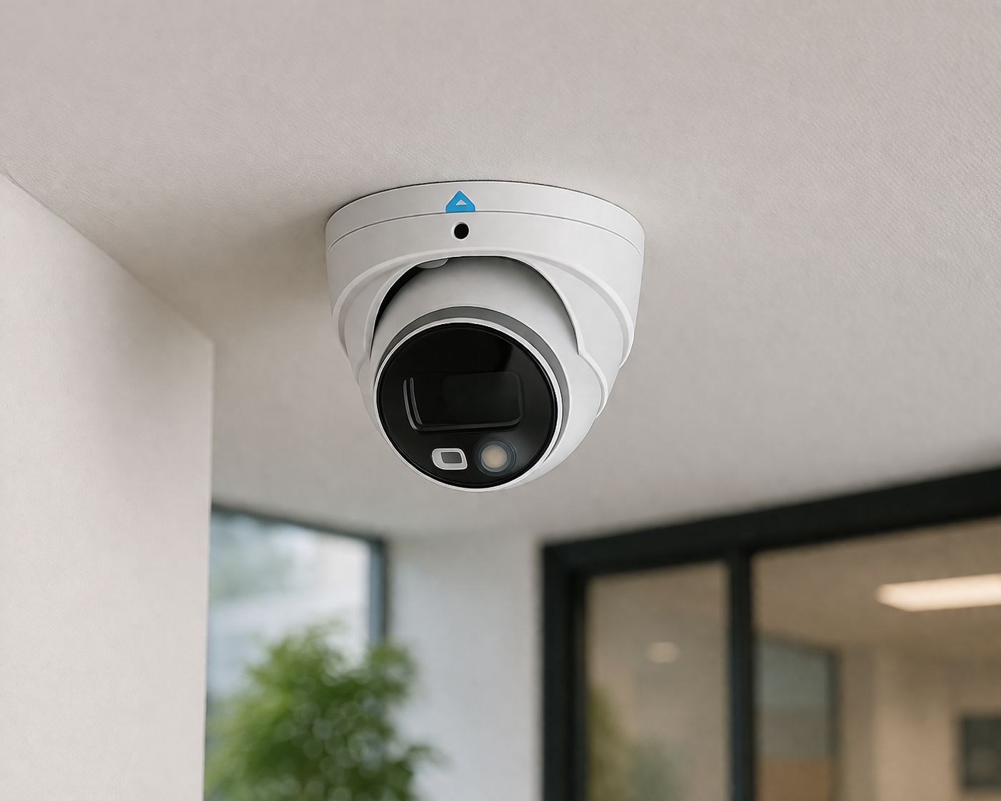Montavue Lunar 3.0 8MP 4K AI Turret Camera with Active Deterrence