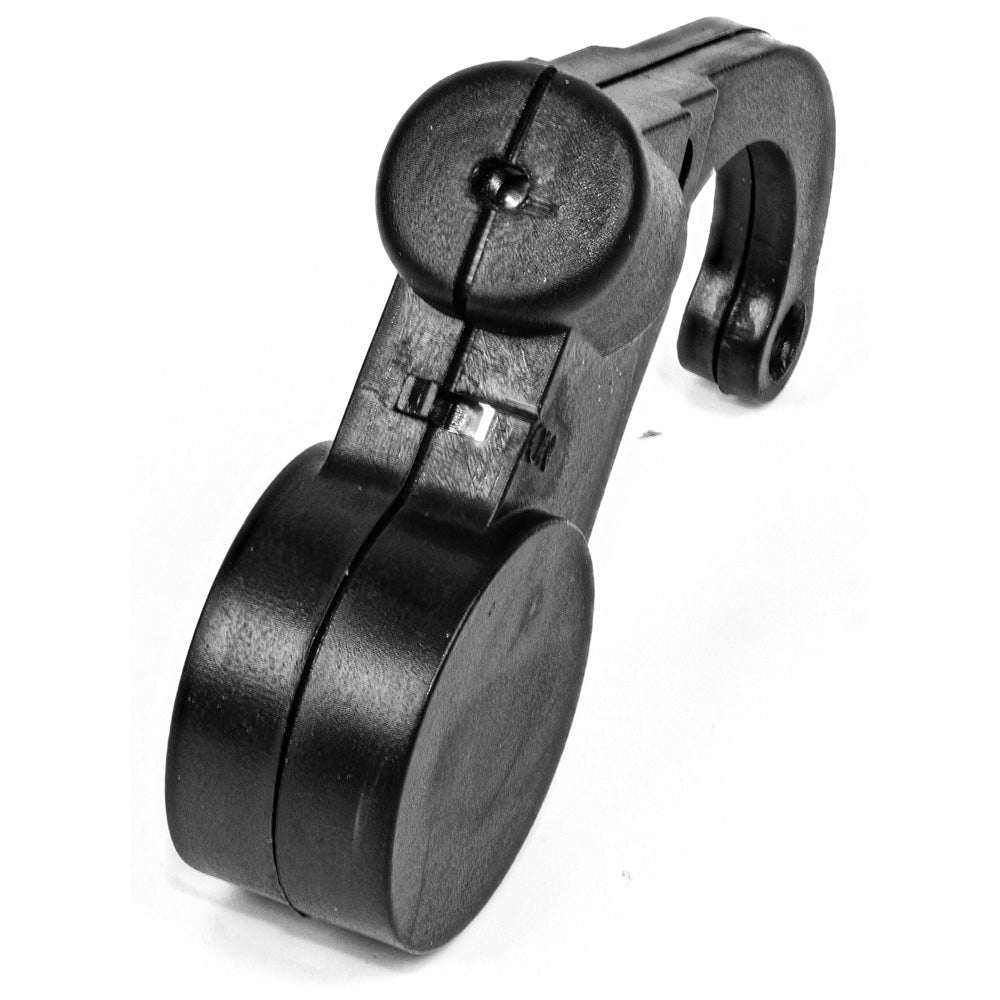 Close-up of black Wake-Up driver anti-drowsiness alarm device