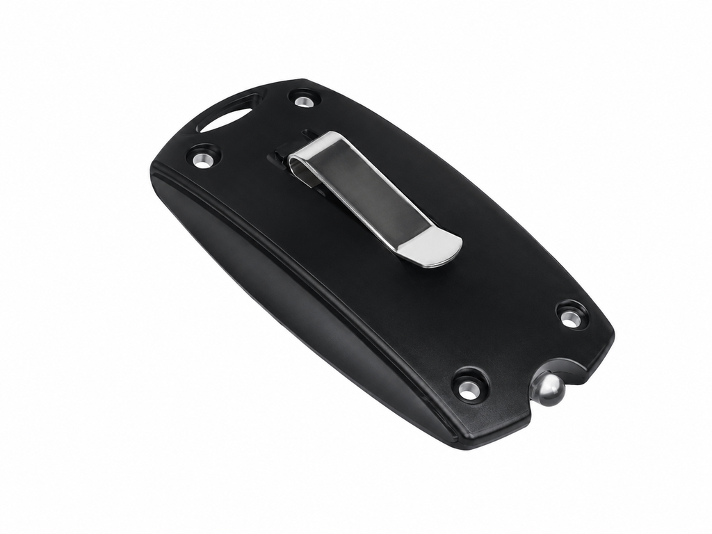 Mini Personal Alarm with Keychain, LED Light & Belt Clip
