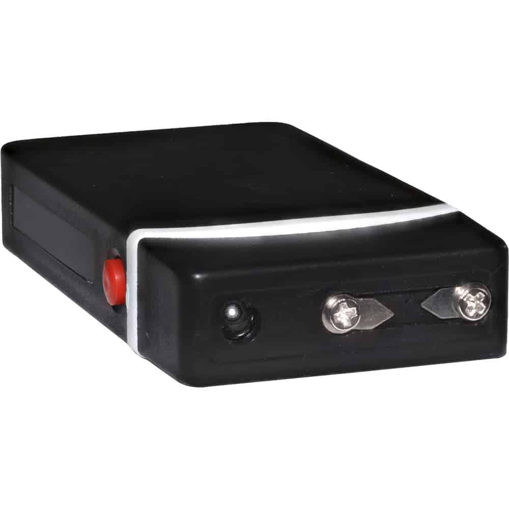 Fang stun gun — representative individual unit; case contains 100