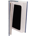 Open book diversion safe showing its hidden compartment on white.