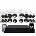 Montavue 16-camera MNT-4-101 4mp smart light turret bundle with 32-channel pro NVR and 6TB hard drive; phone displaying the official BGI logo