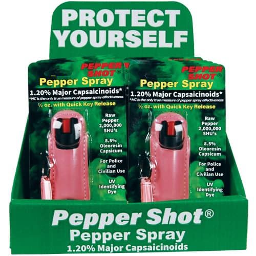 Pepper Shot Halo 12-unit counter display — Pink