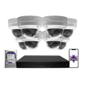 Montavue 8MP Vandal-Proof Dome Bundle (MND-8-101) | 8-Channel Smart NVR + 1TB — BGI logo on phone screen