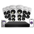 Montavue 4MP Smart Light Turret Bundle (MNT-4-101) | 16-Channel Pro NVR + 4TB — BGI logo on phone screen