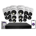 Montavue 8MP Smart Light Turret Bundle (MNT-8-101) | 16-Channel Pro NVR + 4TB — BGI logo on phone screen