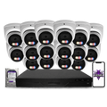 Montavue 8MP Active Deterrence Turret Bundle (MNT-8-301) | 16-Channel Pro NVR + 4TB — BGI logo on phone screen