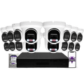 Montavue 8MP Home Smart Light Turret Bundle (MHT-8-101) | 16-Channel Pro NVR + 4TB — BGI logo on phone screen