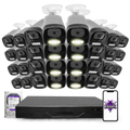 Montavue 8MP Smart Light Bullet Bundle (MNB-8-101) | 32-Channel Pro NVR + 6TB — BGI logo on phone screen
