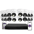 Montavue 8MP Smart Light Turret Bundle (MNT-8-101) | 32-Channel Pro NVR + 6TB — BGI logo on phone screen