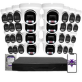 Montavue 8MP Home Smart Light Turret Bundle (MHT-8-101) | 32-Channel Pro NVR + 6TB — BGI logo on phone screen
