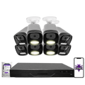 Montavue 8MP Smart Light Bullet Bundle (MNB-8-101) | 8-Channel Pro NVR + 1TB — BGI logo on phone screen