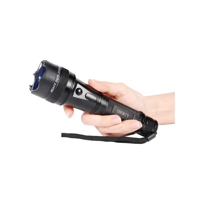 Shorty Rechargeable Stun Gun with LED Flashlight