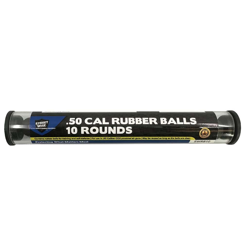 Streetwise .50 Cal Rubber Balls for Heat Launcher — 10 Rounds — supplier product photo
