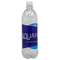 Clear water-bottle-style diversion safe with blue label and white cap.