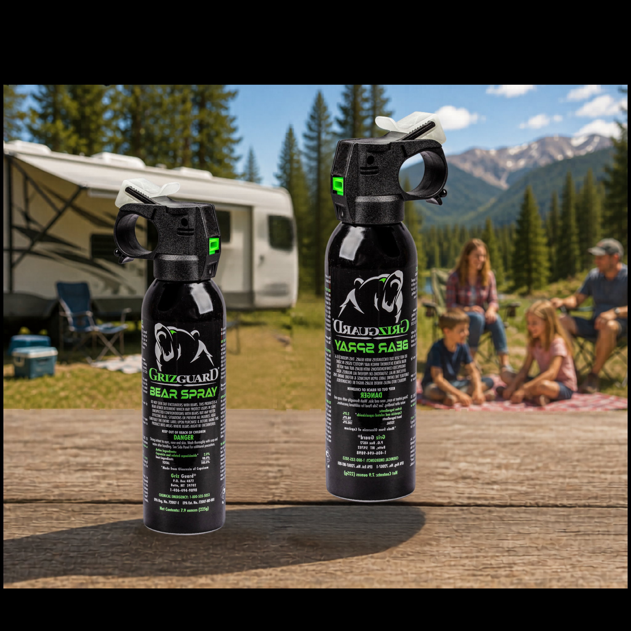 GrizGuard Bear Spray – Wildlife Deterrent