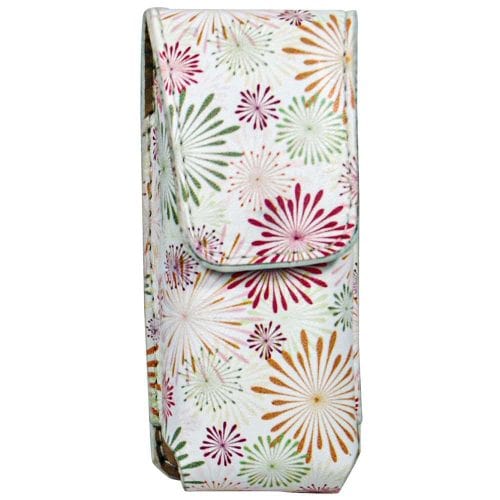 Flower Print leatherette holster for the Li’L Guy stun gun with flap closure