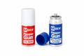 Mace 80422 pepper gun refill kit with red OC cartridge and blue water practice cartridge on a white background