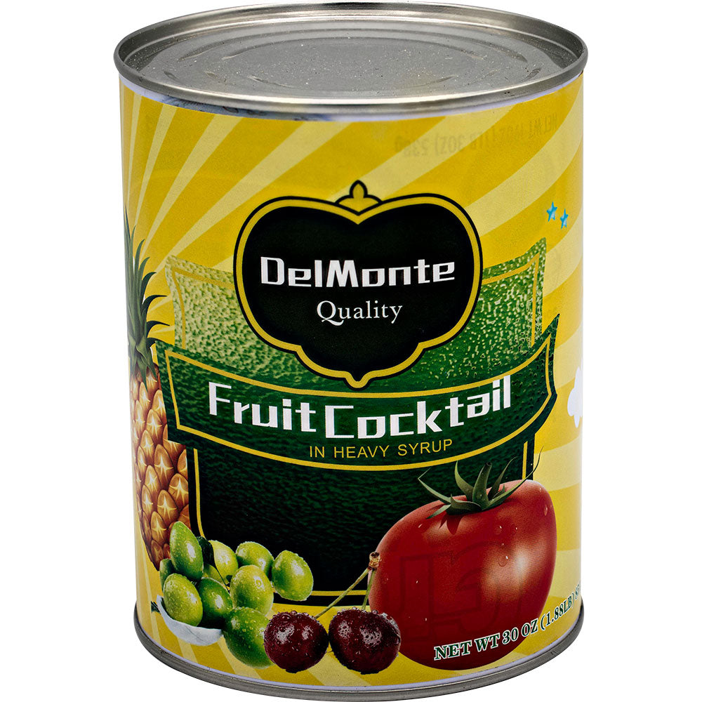 Mixed-fruit-can-style diversion safe with yellow fruit cocktail label.