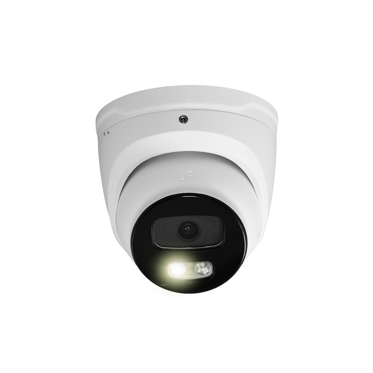 Montavue Nexus MNT-8-101 white 8MP turret PoE security camera, front view