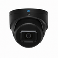 Front view of black Montavue MTT8106-SMD 8MP 4K AI turret security camera.