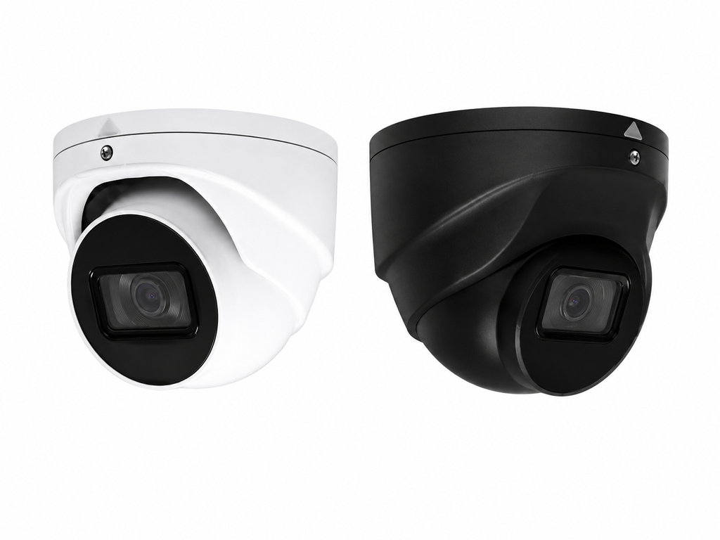 Montavue MTT8106-SMD 8MP 4K AI turret security camera shown in white and black.