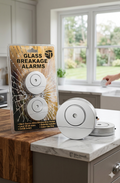 100dB Glass Break Vibration Alarm (2-Pack)