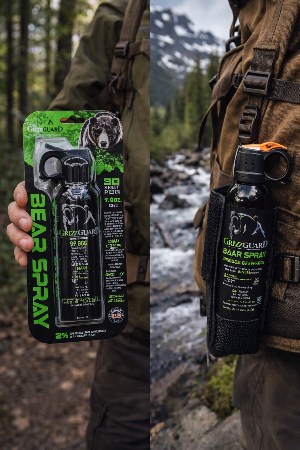 GrizGuard Bear Spray – Wildlife Deterrent