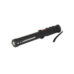 Safety Technology Repeller black rechargeable stun baton with flashlight