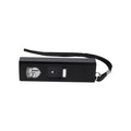 Slider rechargeable stun gun with flashlight — Black