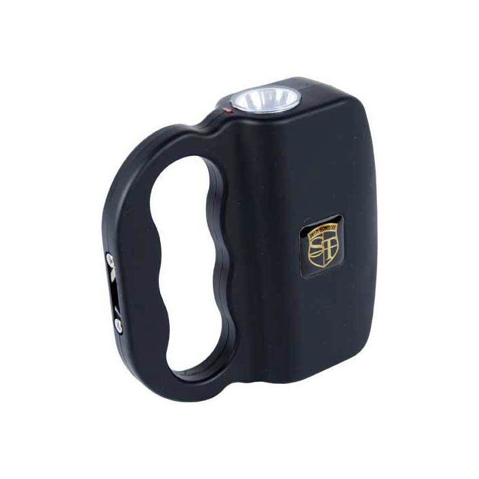 Talon rechargeable stun gun with LED flashlight — Black