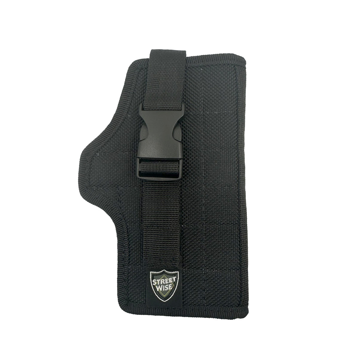 Black Streetwise Heat heavy-duty nylon carrying holster with retention strap.