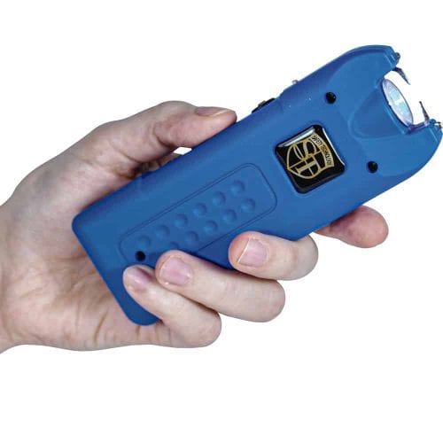 Blue Stun Master MultiGuard rechargeable stun gun with alarm and LED flashlight