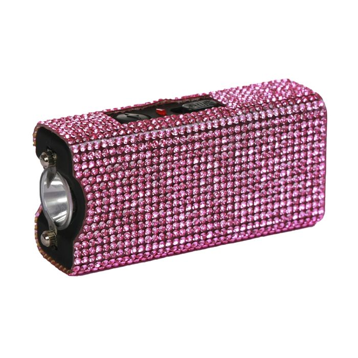Streetwise RhineStun keychain stun gun — Pink