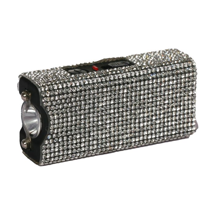 Streetwise RhineStun keychain stun gun — Silver