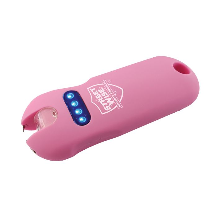 Streetwise SMART rechargeable keychain stun gun — Pink