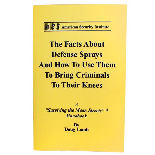 Yellow cover of the Tactical Defense Spray Book