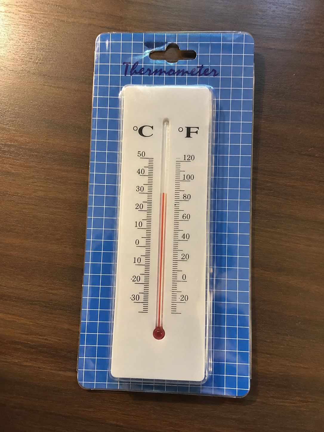 Wall-mounted thermometer diversion safe with concealed storage compartment for discreetly hiding cash, spare keys, jewelry, and other small valuables
